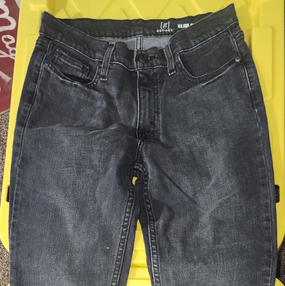 Men's Classic Black Jeans